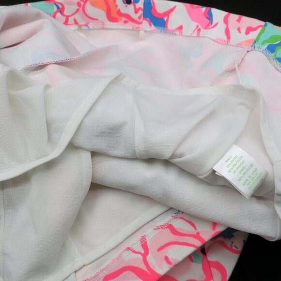 LILLY PULITZER Pink Briella Dress Lucky Charm Cap Sleeve Stretch Floral Small - Picture 4 of 6